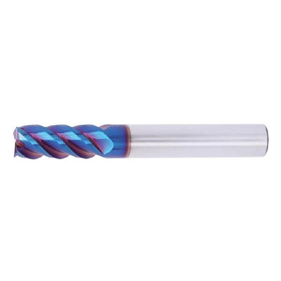 D10x25x10x75mm. HRC65. négyélű, tömör keményfém ujjmaró.