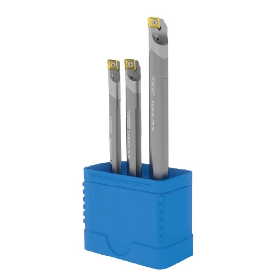 SCLCR háromrészes, belső hűtésű, keményfém furatkés készlet (Átmérők: 8; 10; 12mm)-IPS30